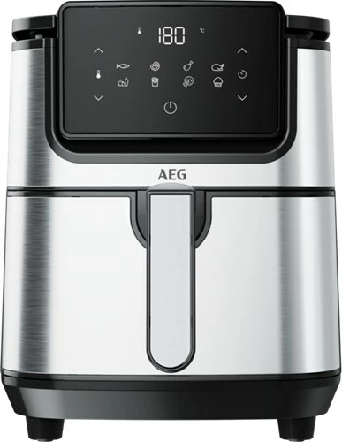 Pečica na vroč zrak 3,5 L AEG AF6-1-4ST, 1500 W, inox, črna