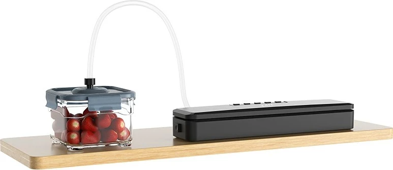 Vakumski aparat Vac&Seal Lafe, 250 W, plastika, avtomatski, črn