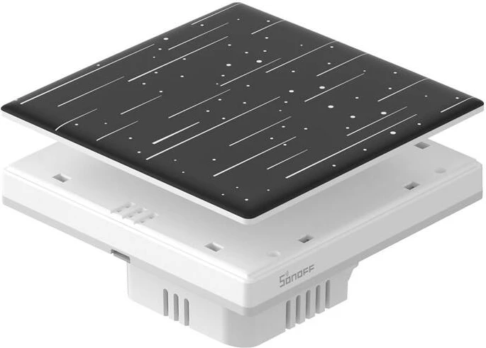 Dekorativni pokrov za pametno stikalo Sonoff T5-1C-86-star, plastika, Star