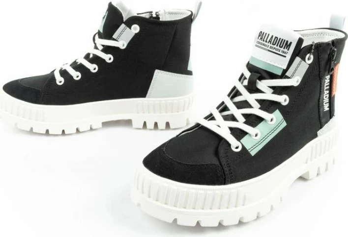 Teniske Palladium Pallashock Backzip 2, ženske, črne