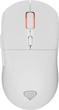 Brezžični igralni miš Zircon XIII, RGB, 26.000 DPI, 7 gumbov, bela - Genesis