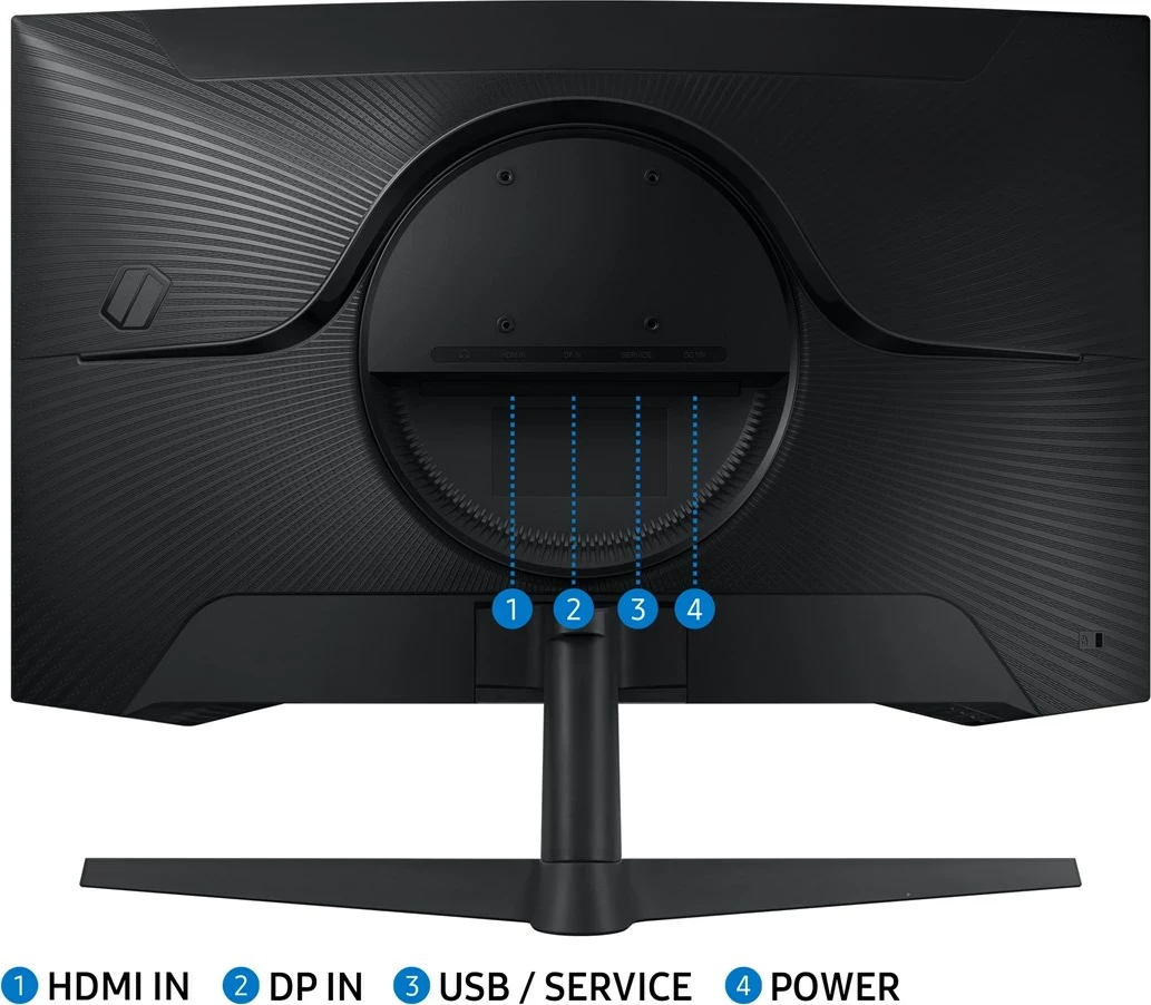 Gaming monitor 27" Quad HD, 165 Hz, LED, črn — Samsung Odyssey G5 LS27CG552EUXEN