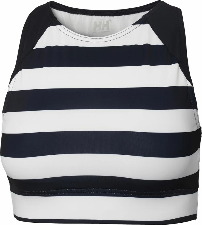 Kratka majica za ženske, Helly Hansen, bela in mornarsko modra