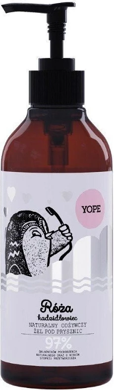 Gel za tuš Vrtnica in tamjan Yope, 400 ml
