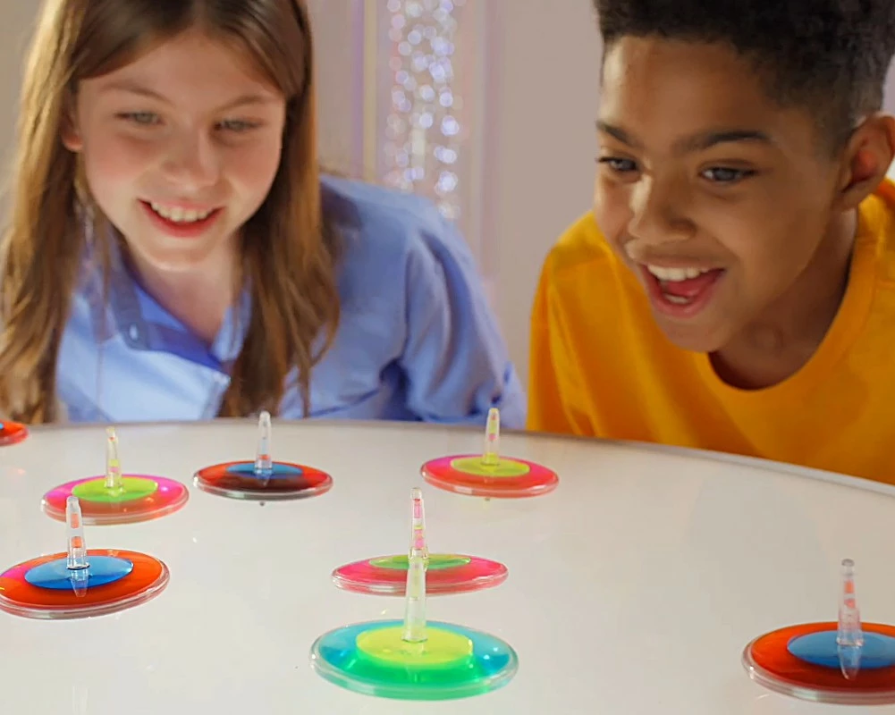 Fidget spinner, set 12 kosov, mešane barve Epee Lava Storm