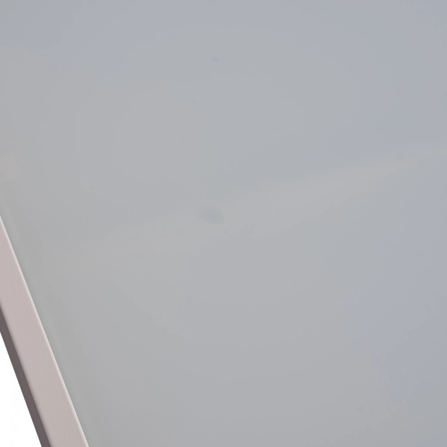 Kovinska miza ledeno bela s steklom FH5767.03 150X90Χ75cm