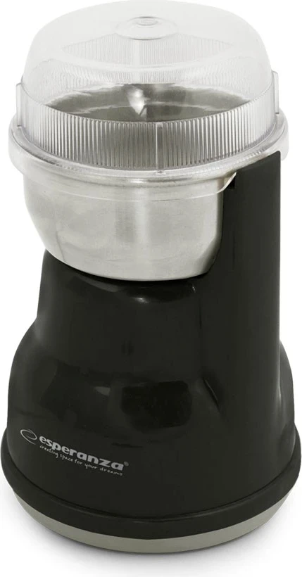 Mlinček za kavo Esperanza, 160 W, črn