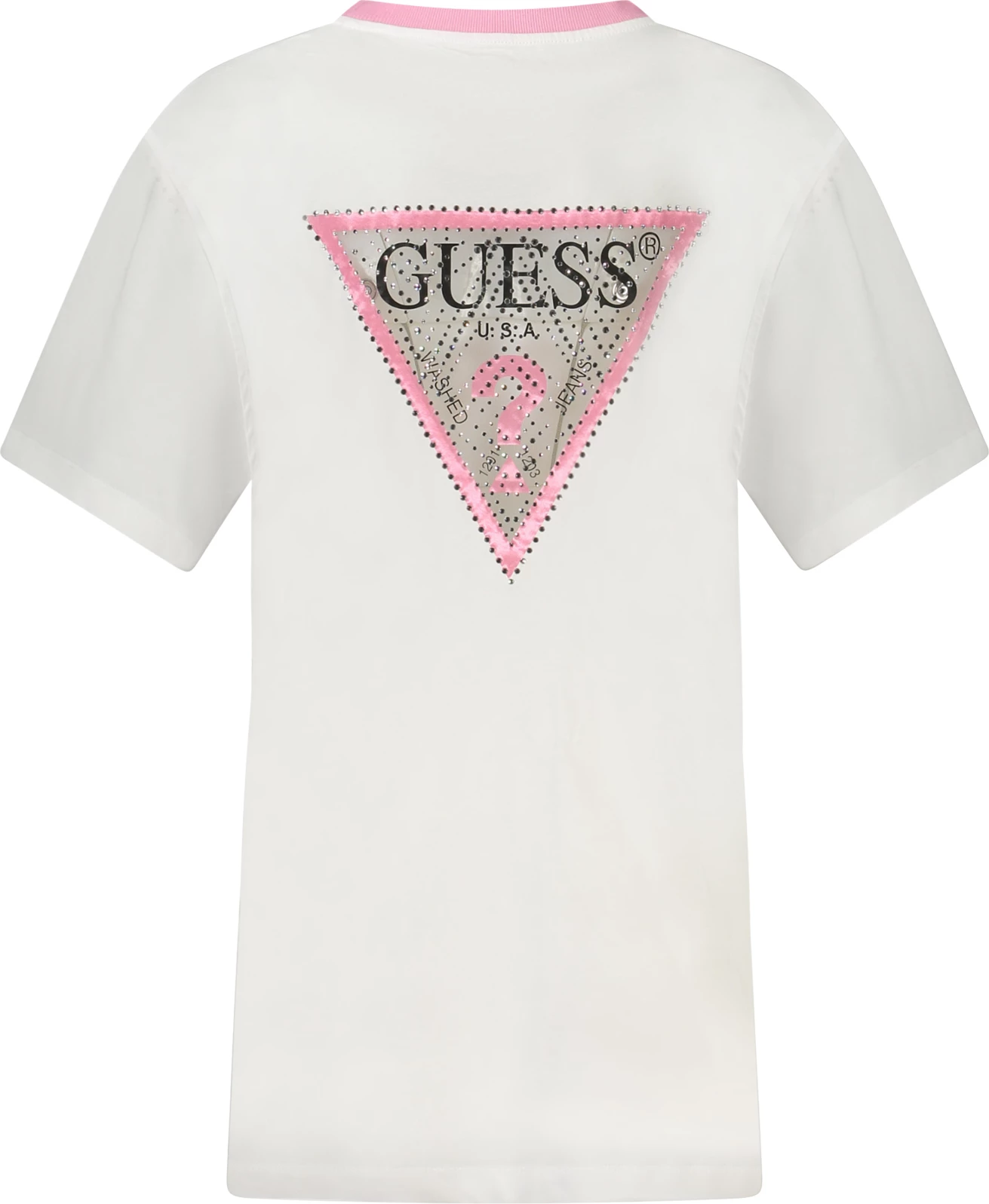 Majica GUESS JEANS, ženska, bela