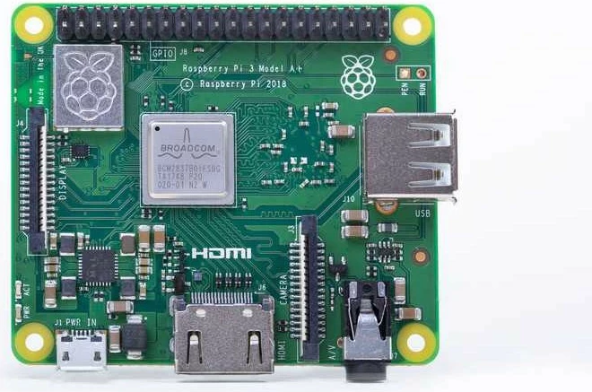Mini računalnik Raspberry Pi Model A+, 1,4 GHz, 0,512 GB, Wi‑Fi, Bluetooth