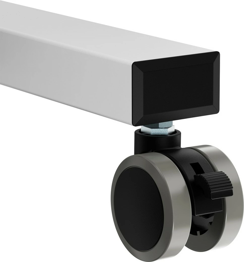 Voziček za monitor in računalniško ohišje Maclean MC-793, 17–32", bel