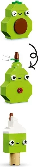 Komplet ustvarjalne hrane LEGO Classic 11039, 150 kosov