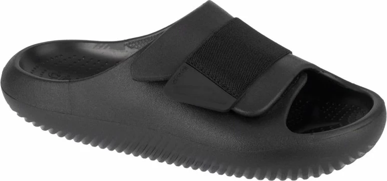 Copati za sprostitev Crocs Mellow Luxe Recovery Slide, črni
