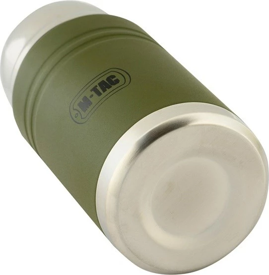 Termos za hrano z zložljivo žlico M-TAC UN-R02-750A, 750 ml, olivno zelen