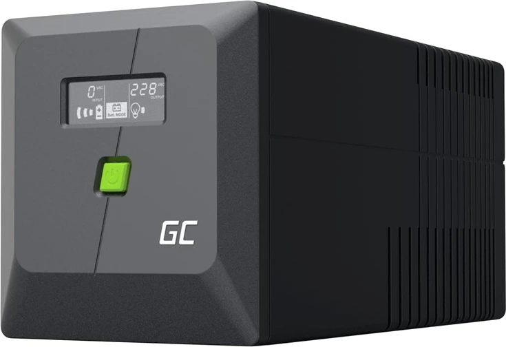 Neprekinjeno napajanje (UPS) 0,75 kVA, 480 W, 4 x AC, črn, Green Cell UPSLP480