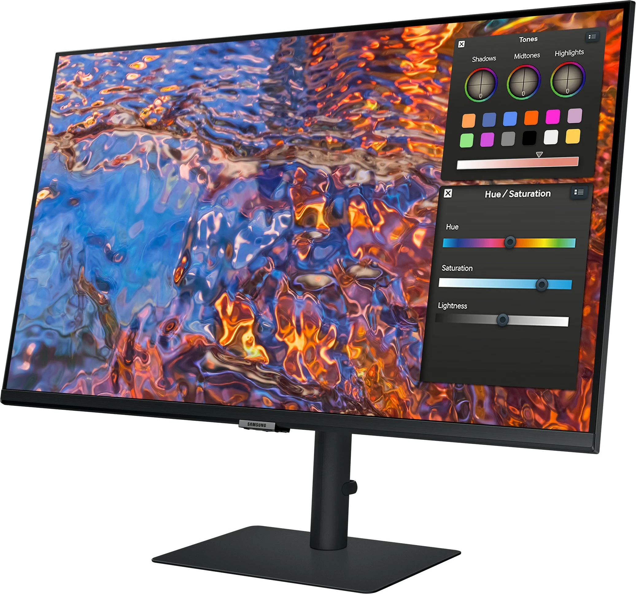 32" 4K Ultra HD LED monitor, Samsung S80PB, črn