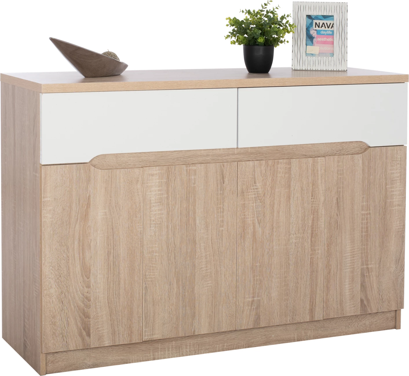 Bife FH2234.02 2 predala & 4 vrata Sonama 120x40x80cm