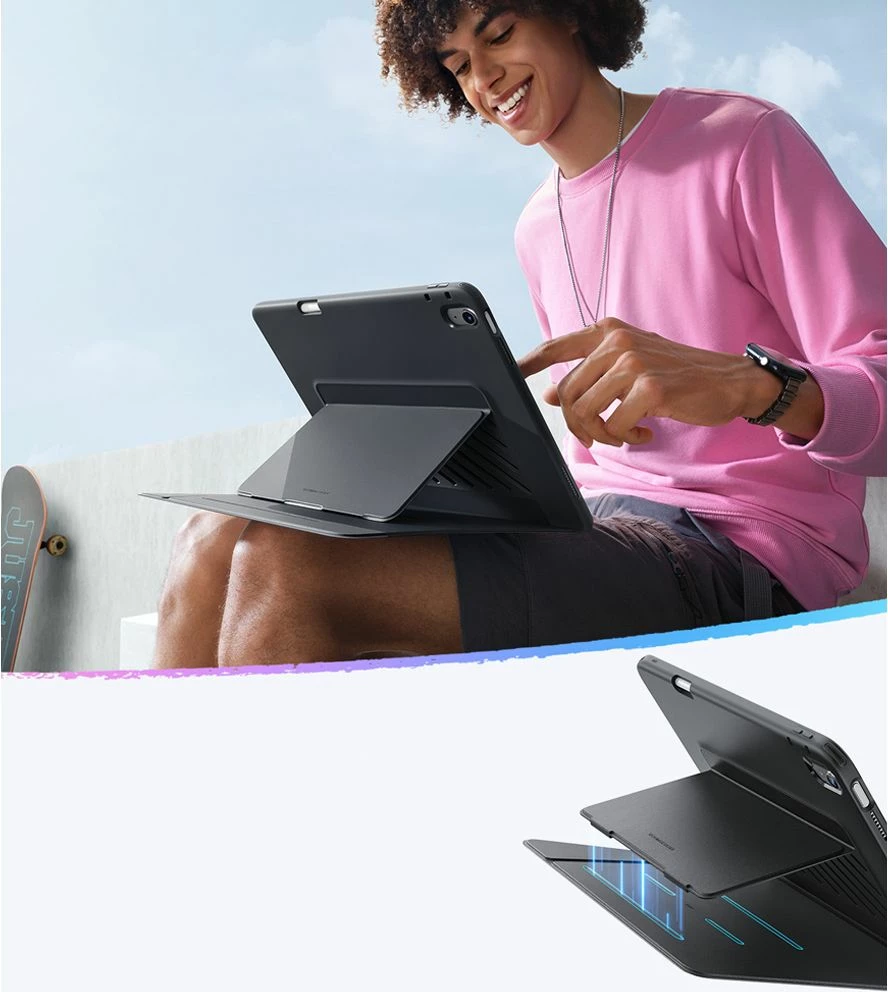 Ovitek ESR Flip Hybrid za iPad 10,9" (10. gen.)/11" (11. gen.), črn