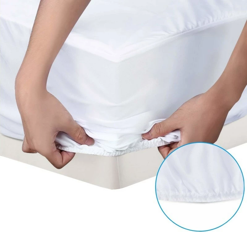 Zaščitna prevleka za vzmetnico SUNDO, 140x200 cm, bela