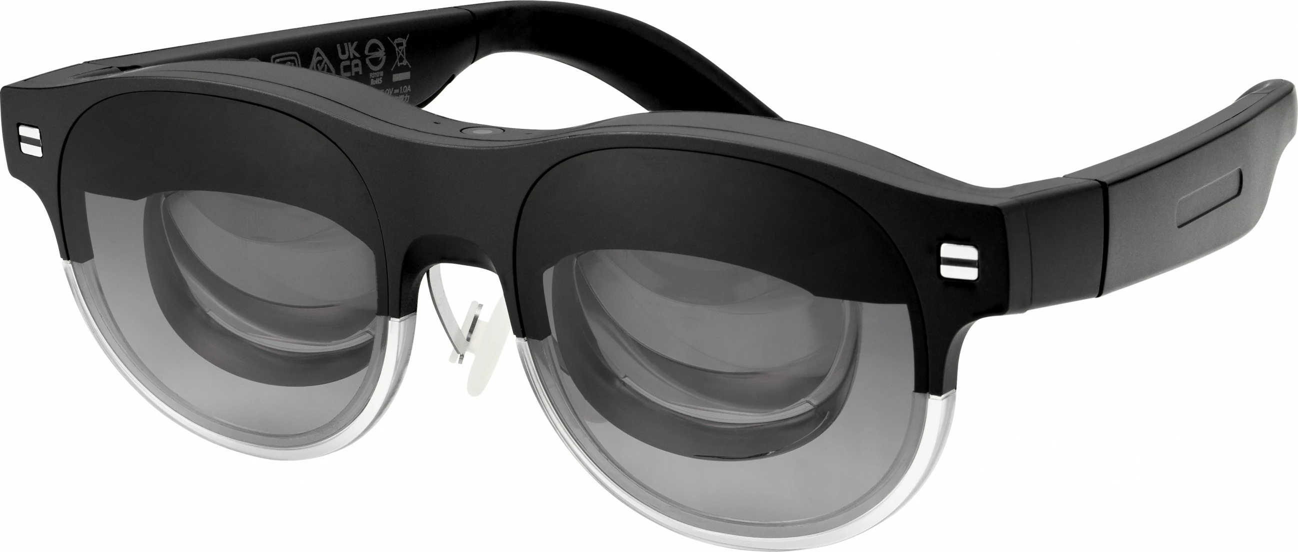 Nosljiv zaslon AirVision M1, Micro OLED, 1920x1080, 1100 cd/m², z vgrajenim touchpadom, ASUS, črn