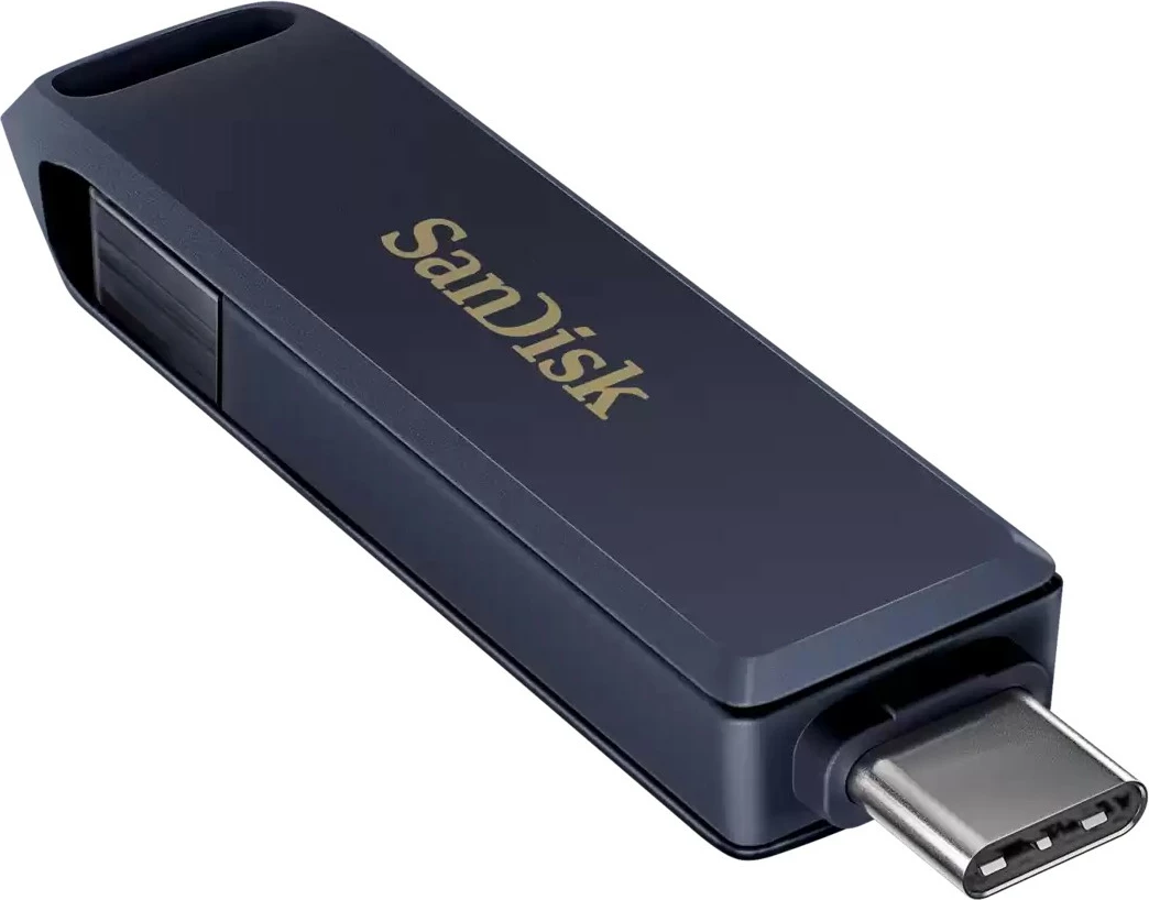 USB ključek SanDisk iXpand 256 GB, USB Type-C/Lightning, 3.2 Gen 1, moder