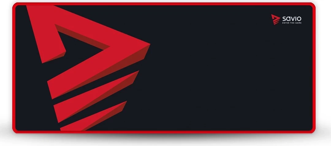 Podloga za miško za igranje Savio, 1000x500x3 mm, črna