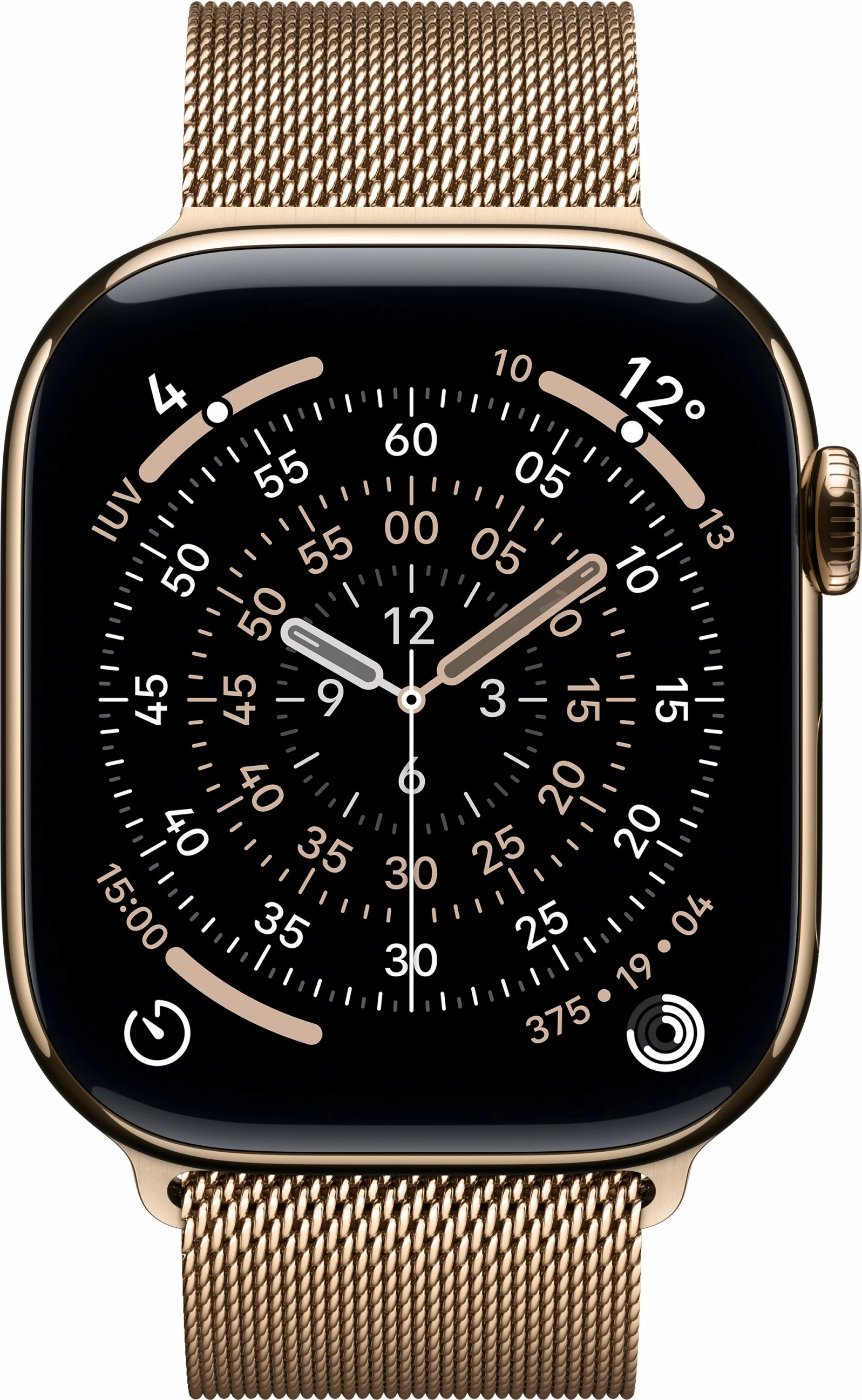 Pametna ura Apple Watch S11 Titan Gold Cellular, 46 mm, Milanaise zlata