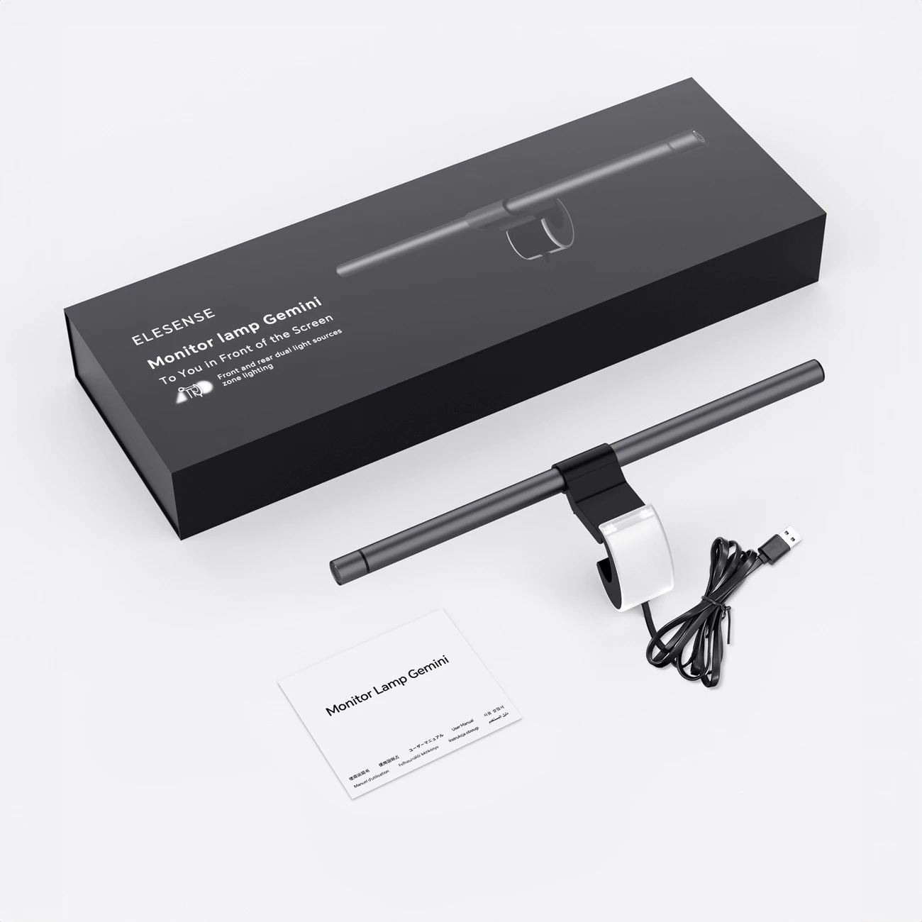 Svetilka za zaslon Elesense Choetech E1132, LED, 7 W, 0,5 m, USB-A, siva