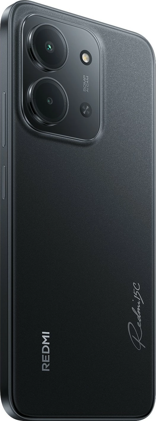 Pametni telefon Xiaomi Redmi 15C, 4 GB RAM, 256 GB, Dual SIM, nočno črn