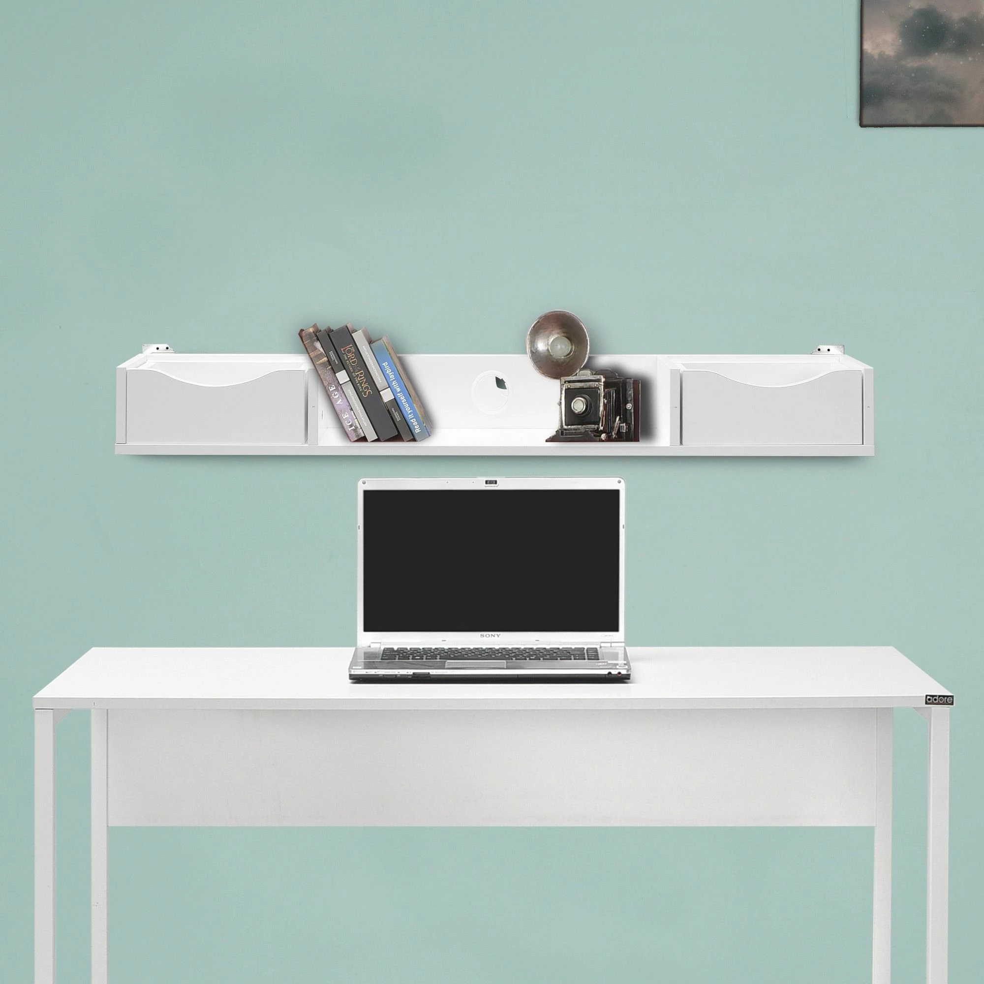 Stenski regal Hanah Home Cmu-902-Dd-1, bel