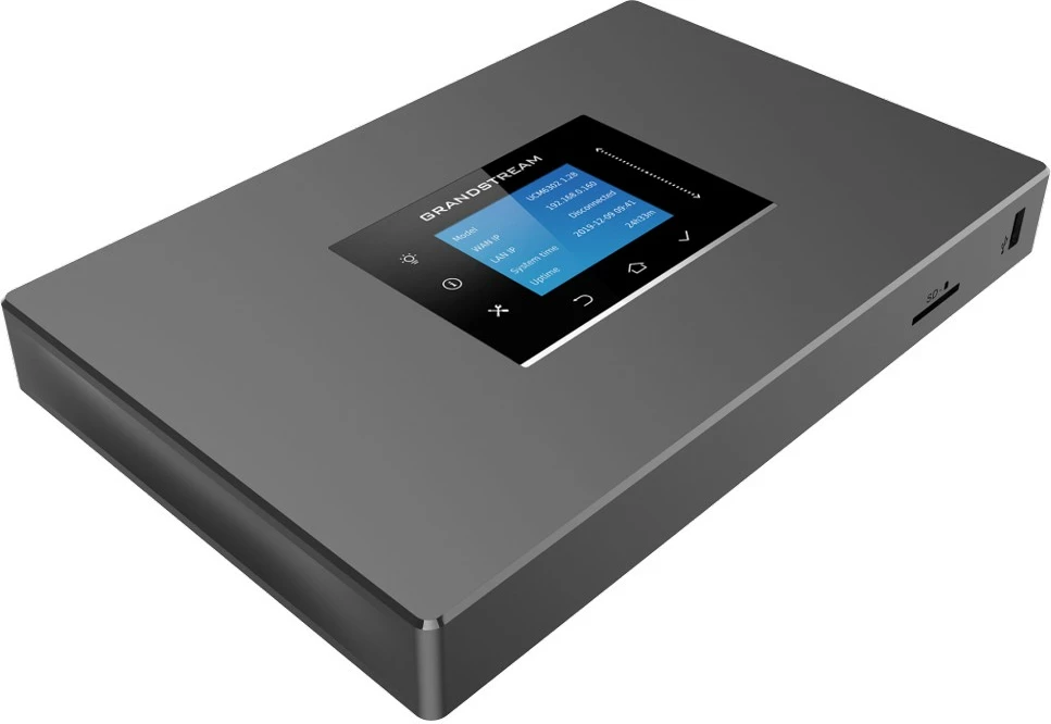 Sistem IP PBX, Grandstream UCM6301, 500 uporabnikov, črn