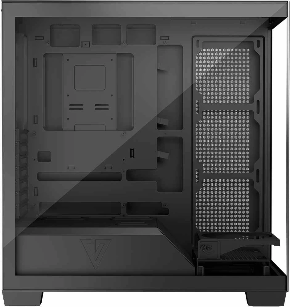 Računalniško ohišje MODECOM STELLAR NF ARGB 10, Midi Tower, ATX, kaljeno steklo, črn