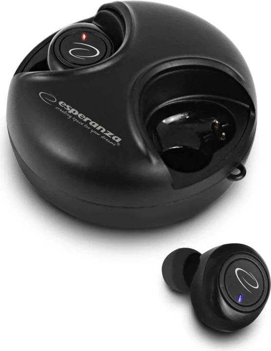 Brezžične ušesne slušalke Esperanza EH228K, črne