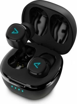 Brezžične slušalke in-ear Dots2 Play, Lamax, True Wireless, Bluetooth 5.1, 37 ur, črne