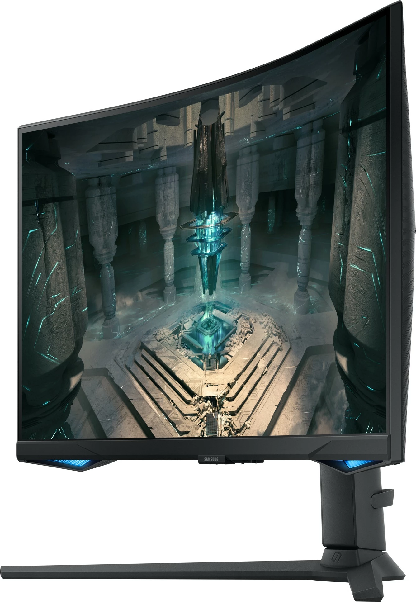 Zakrivljen 27" Quad HD monitor, Samsung LS27BG650EU, 1 ms, črn