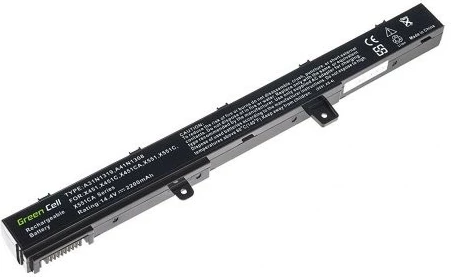 Baterija za prenosnik Green Cell AS75 za Asus R508/X551/F551, 2200 mAh, 14,4 V, črna