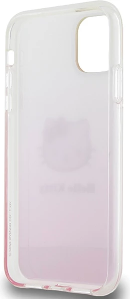 Ovitek Hello Kitty IML Gradient Electrop Kitty Head za iPhone 11/XR, roza