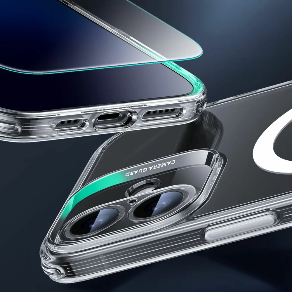 Prozoren zaščitni komplet HaloLock za iPhone 16, ESR Classic Pro, z MagSafe in zaščitnim steklom