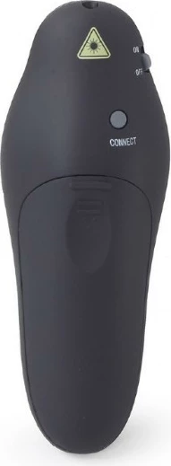 Brezžični presenter z laserjem Gembird WP-L-11, črn/siv