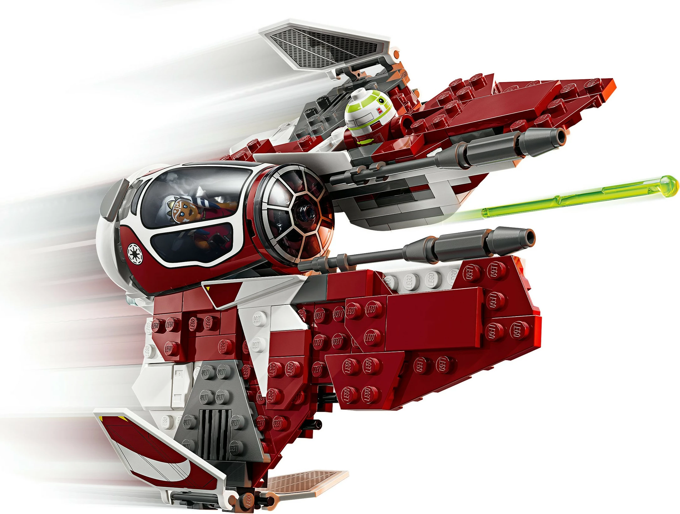 Gradbeni set Jedi Interceptor Ahsoka, LEGO Star Wars 75401, večbarven