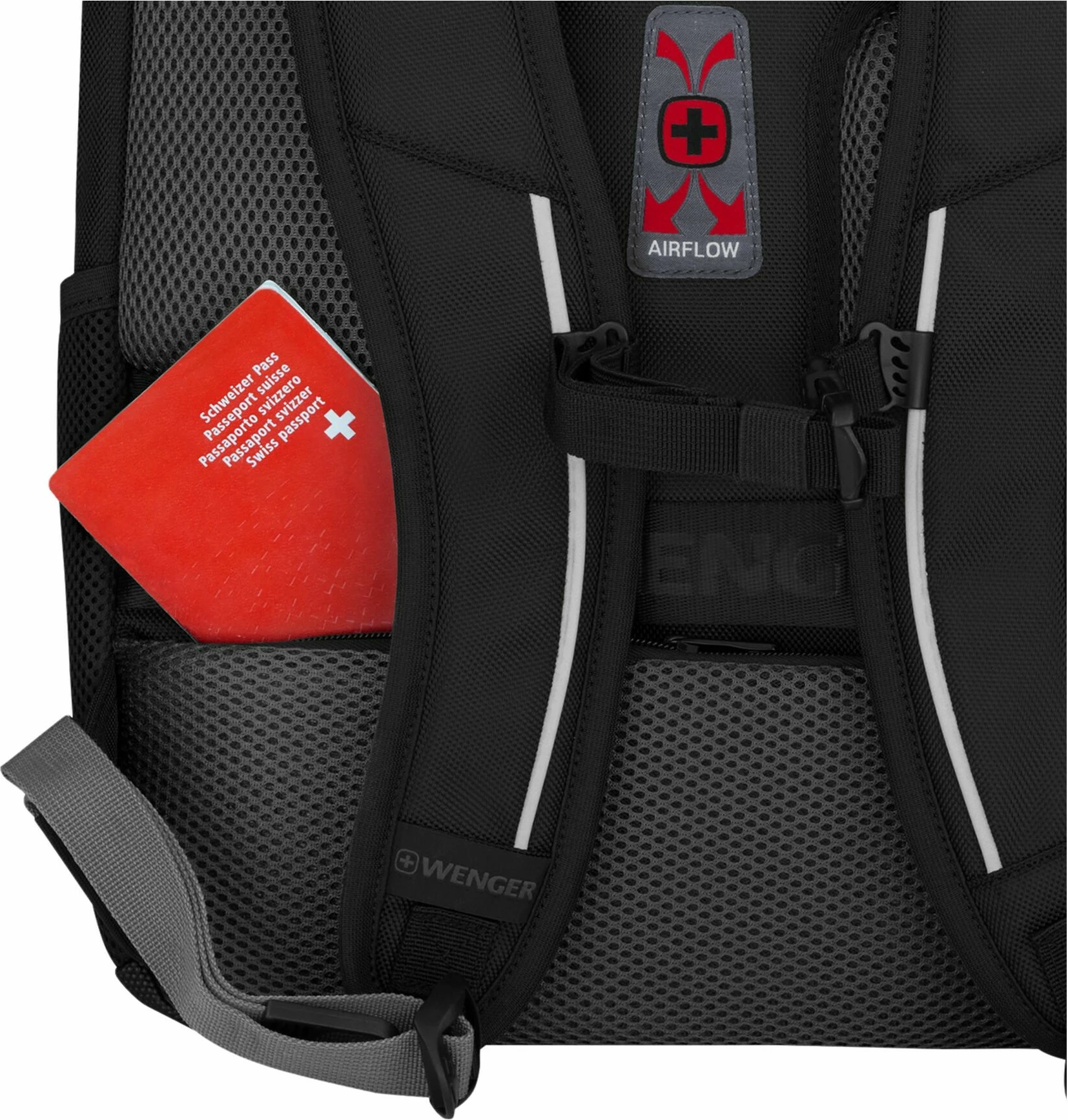 Nahrbtnik za prenosnik do 15,6 palca, Wenger Carbon Pro Business, črn