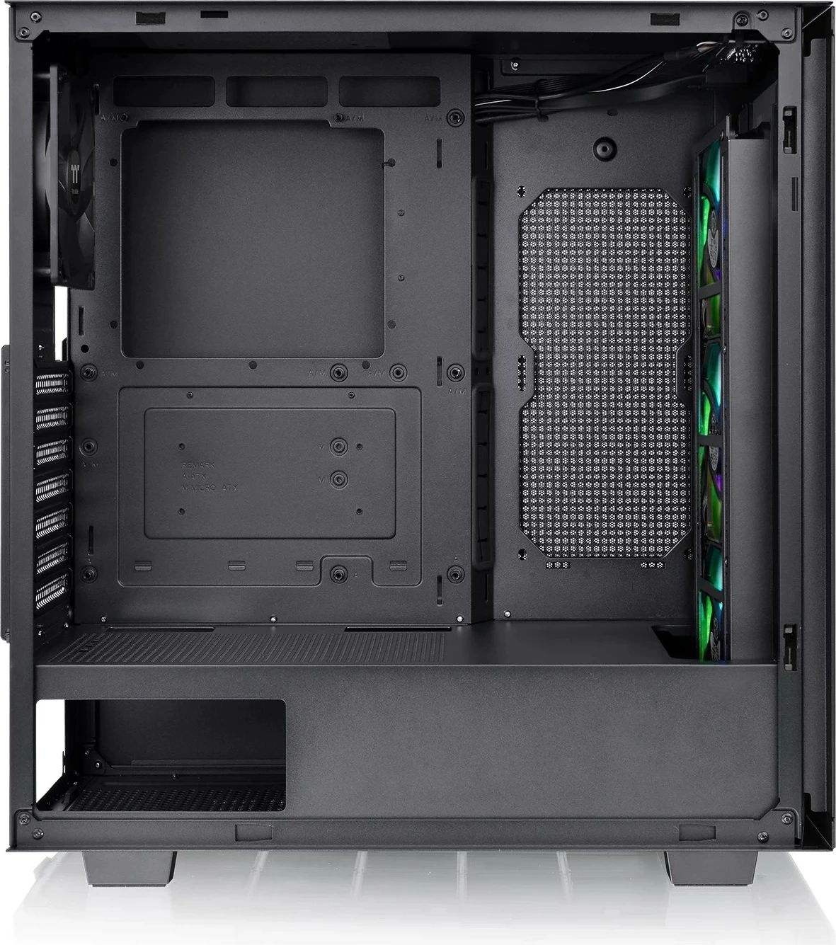 Srednje velika ohišje Thermaltake V350 TG ARGB Air, Midi Tower, PC, črno