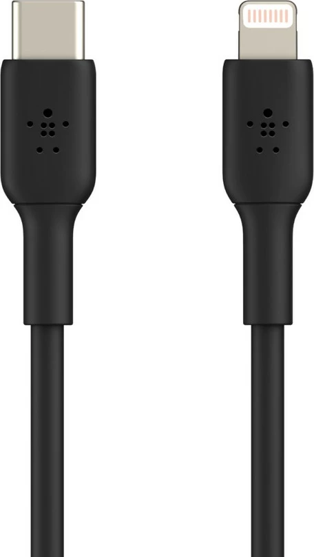 Kabel USB-C na Lightning, Belkin CAA003BT1MBK, 1 m, črn