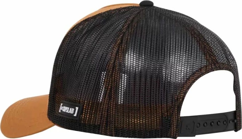 Kapa s šiltom za moške, Capslab, črno-oranžna