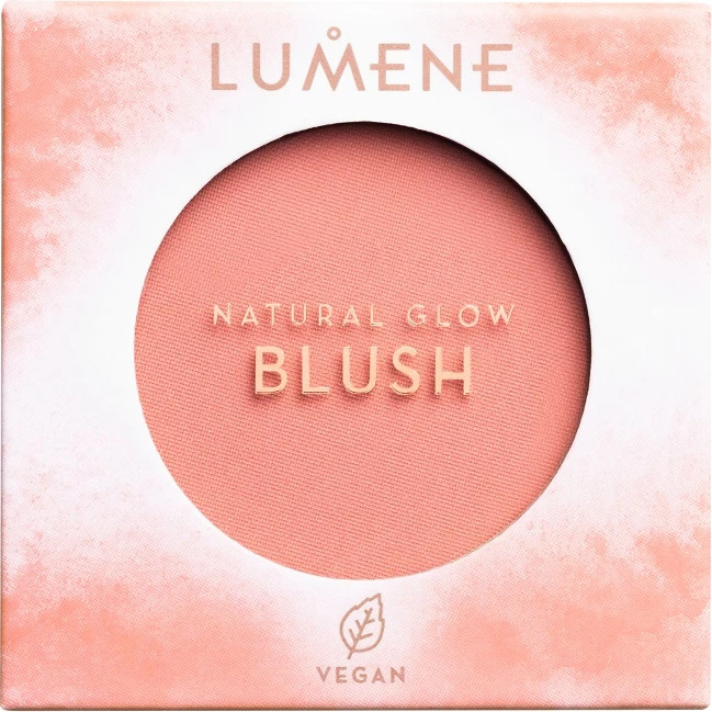 Puder za lica Lumene Natural Glow Blush 1 Coral Glow za ženske, 4 g