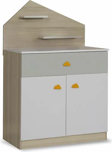 Komoda zelene barve, Skye Decor, Ayder New