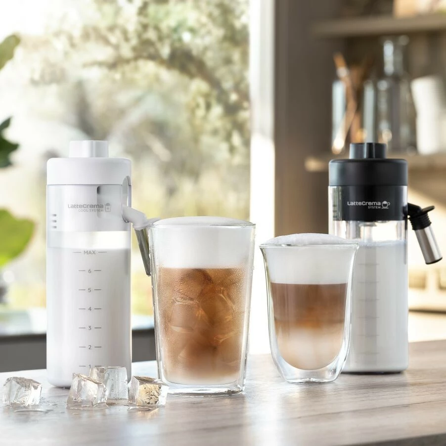 Popolnoma avtomatski aparat za espresso De’Longhi Eletta Explore, 1,8 L, kavna zrna, mleta kava, vgrajen mlinček, 1450 W, siv