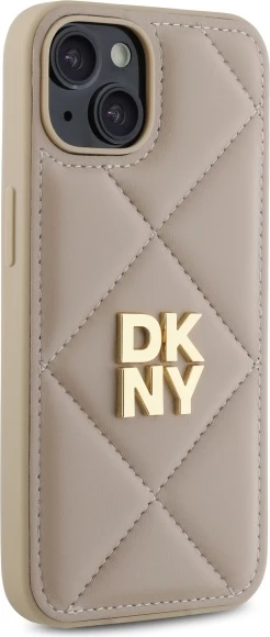 Ovitek za telefon za iPhone 14, DKNY, bež