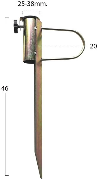 Osnova za dežnik iz jekla FH6027