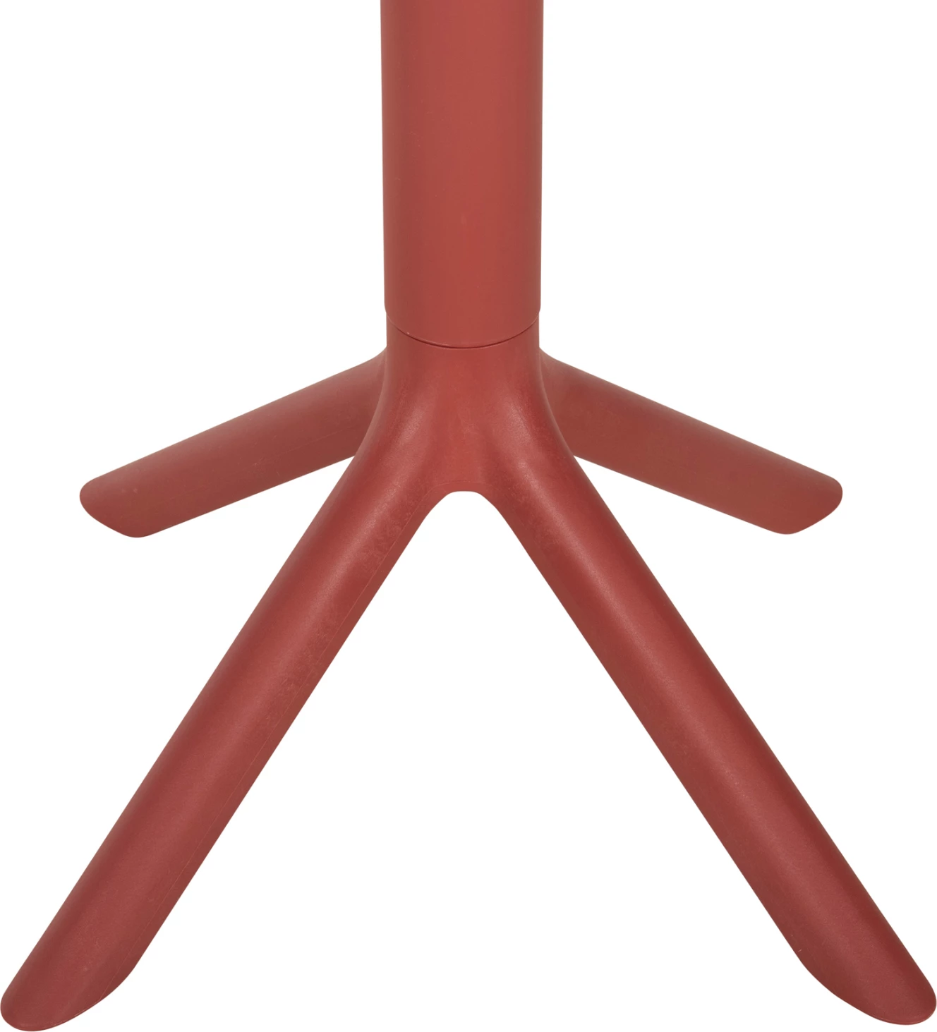 Okrogla polipropilenska miza TERRIN FH6124.16 rdeča Φ61x77Hcm