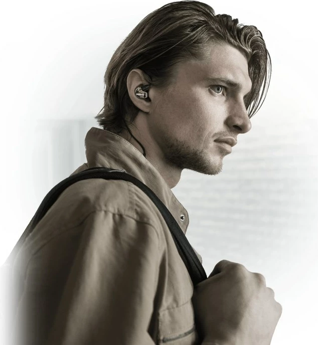 In-ear slušalke AONIC 215, kabel 3,5 mm, prozorne - Shure